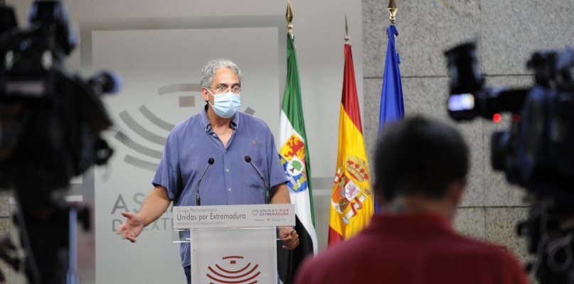 Unidas Por Extremadura exige que la comparecencia de Vara en la comisión de la Covid sea pública