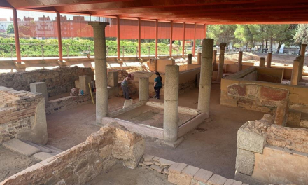 Las excavaciones en la casa romana del Mitreo buscan el hallazgo de construcciones anteriores