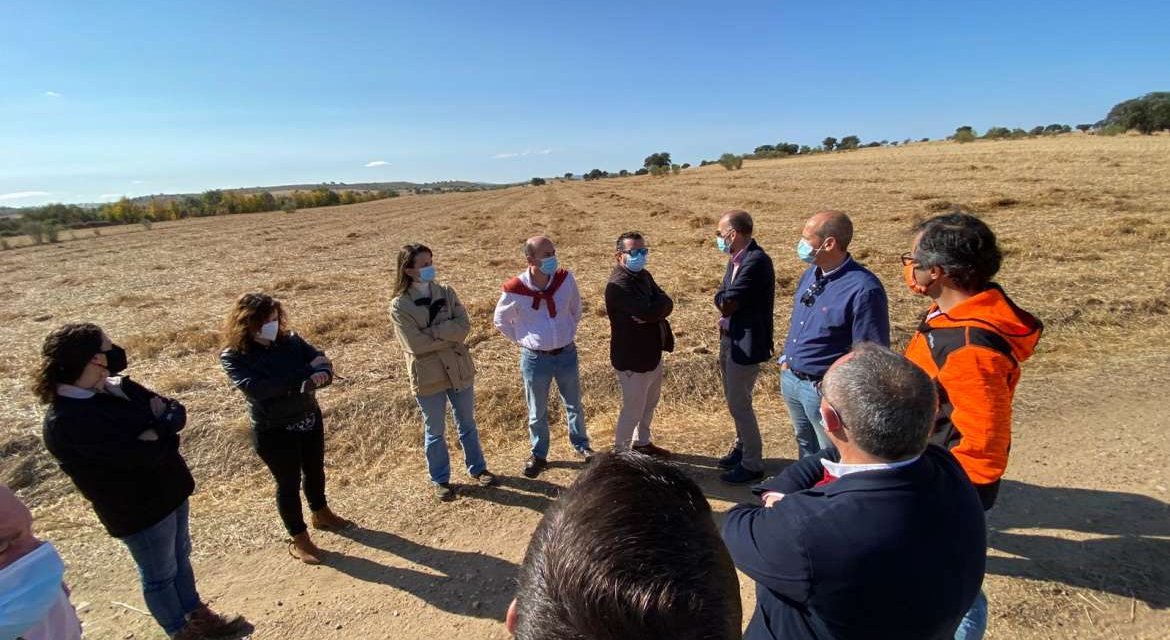 Comienzan las obras para crear 1.200 hectáreas de regadío en Monterrubio