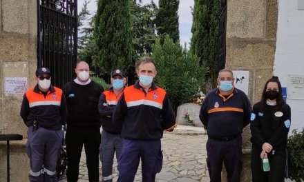El alcalde de Moraleja agradece el comportamiento de la ciudadanía durante su visita al cementerio