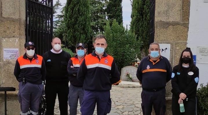El alcalde de Moraleja agradece el comportamiento de la ciudadanía durante su visita al cementerio