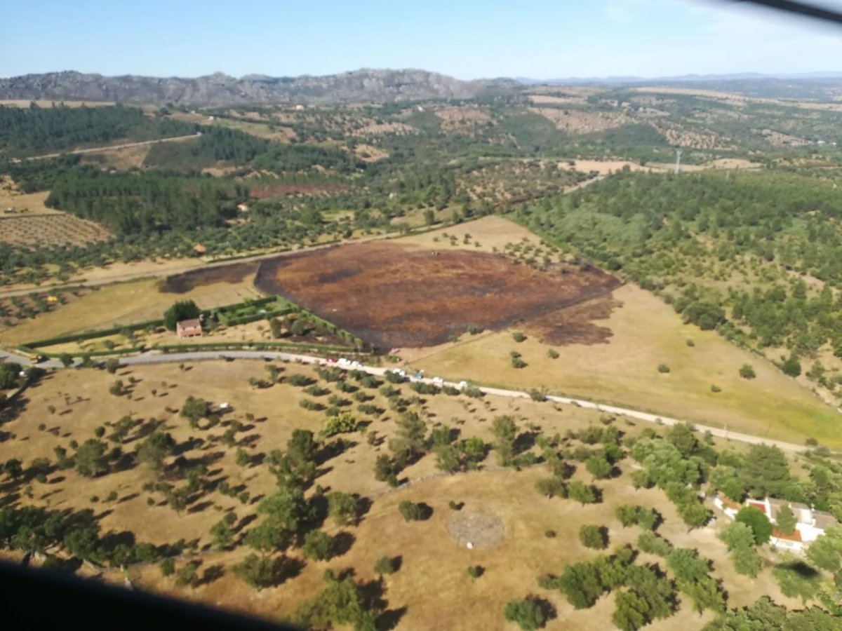 Extremadura registra doce incendios forestales durante la primera semana de peligro alto