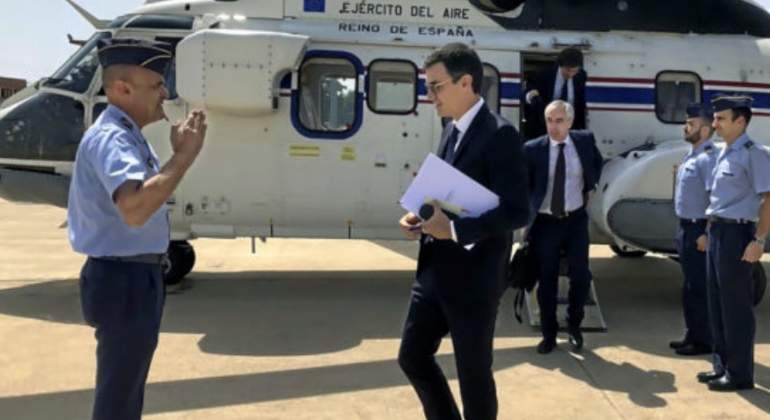 Sánchez viajó a Trujillo en el helicóptero Super Puma que cuesta 5.000 euros por hora de vuelo