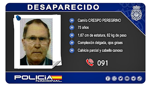 La Policía Nacional busca a un hombre de 75 años desaparecido en Plasencia