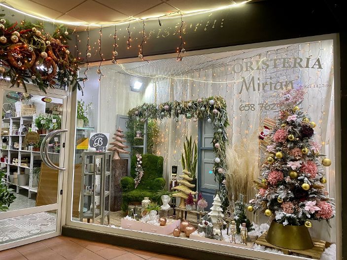Una floristería gana el tradicional concurso de escaparates navideños de Moraleja