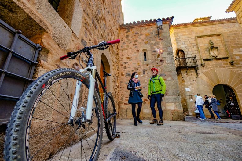 Cáceres, nuevo destino de moda para practicar el cicloturismo