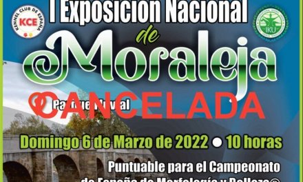 Cancelada la I Exposición Nacional canina de Moraleja prevista para el 6 de marzo