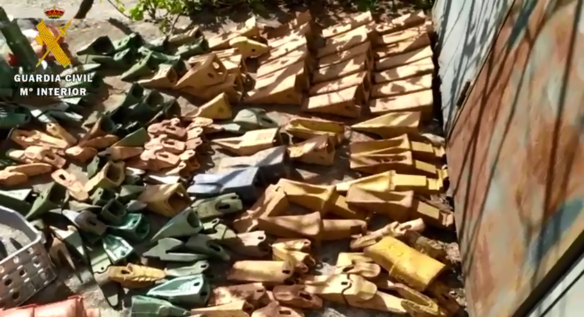 VIDEO: Detenido un hombre de 60 años de Plasencia por robar y vender material de perforación
