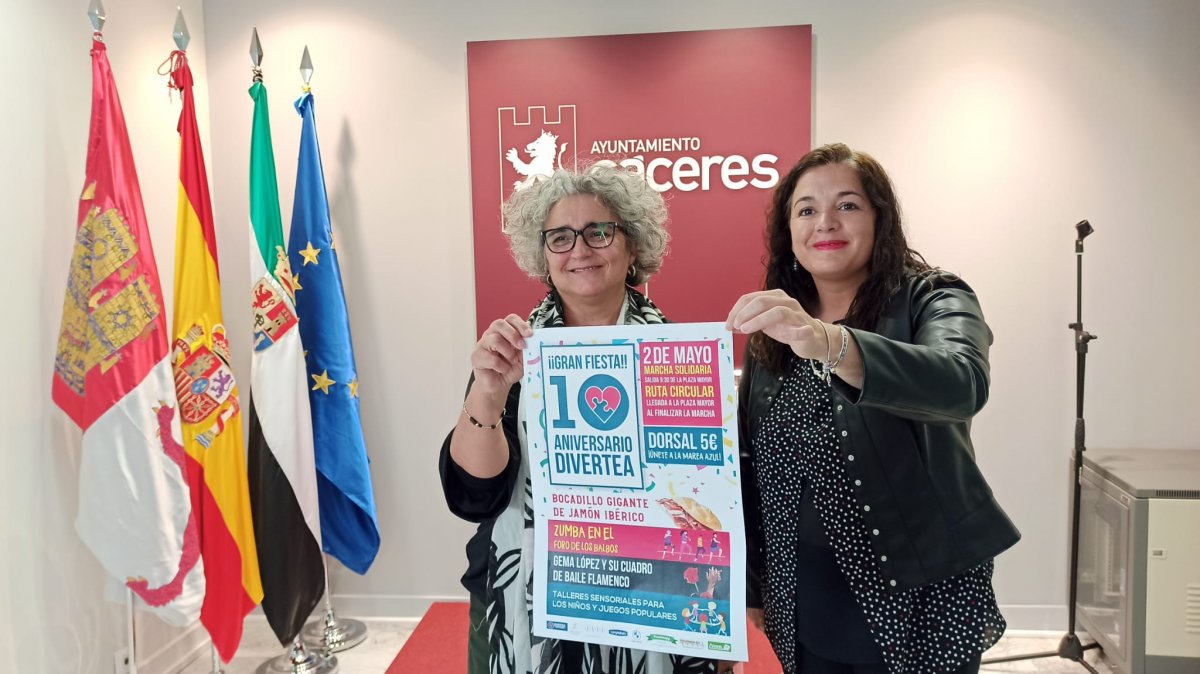 Una marcha recaudará fondos en Cáceres para crear un centro para personas con autismo