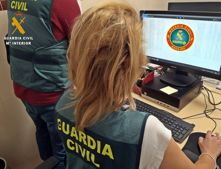 La Guardia Civil investiga dos ciberestafas en Montijo y Azuaga