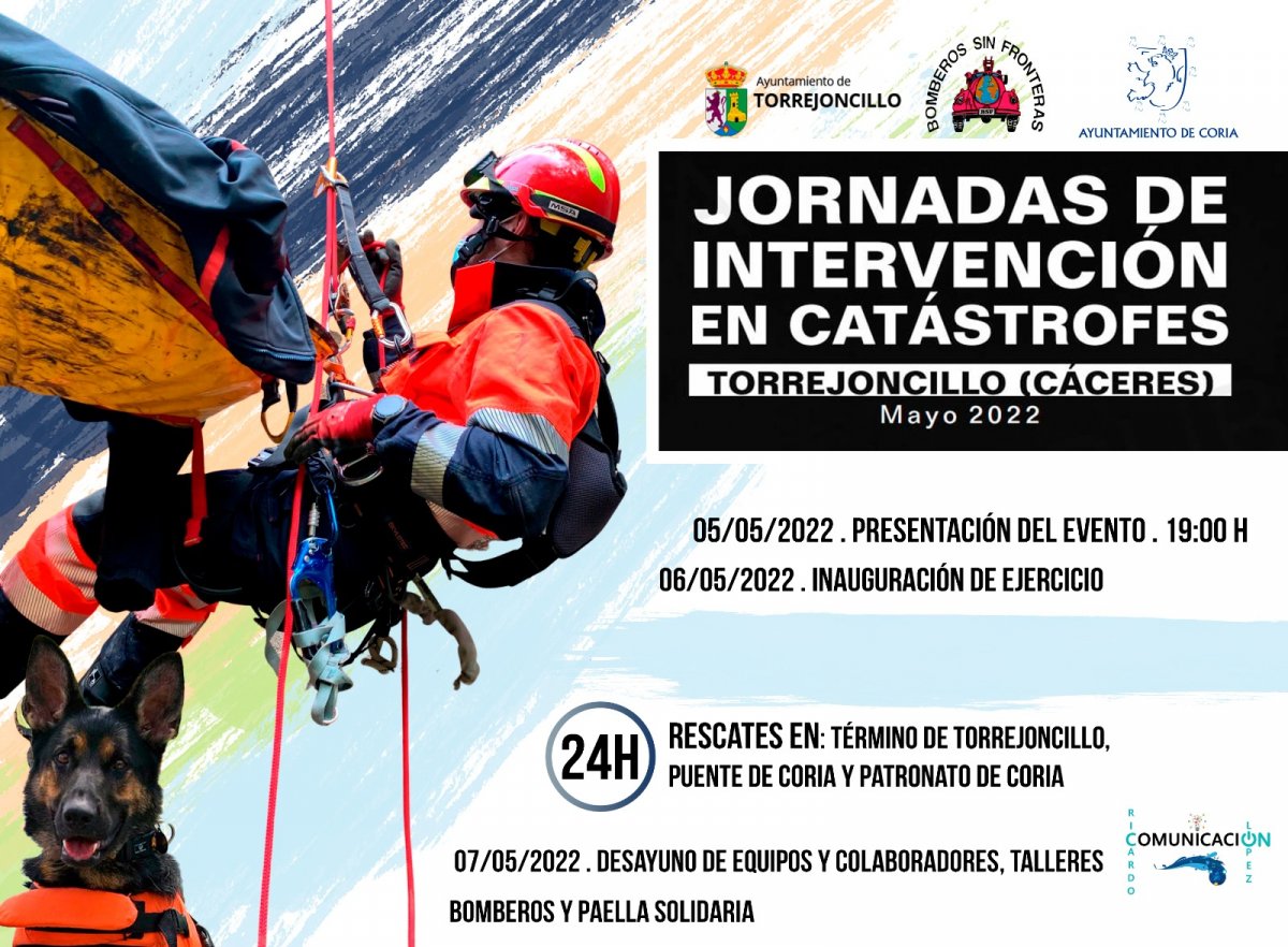 Torrejoncillo acoge este fin de semana una nueva edición de las Jornadas de Intervención en Catástrofes