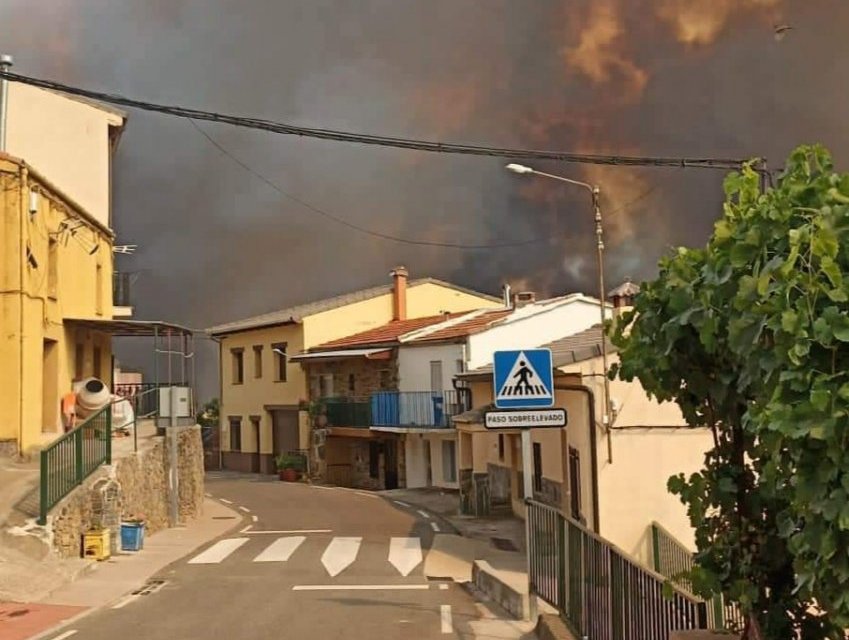 Los incendios de Las Hurdes, Monfragüe y el Jerte arrasan más de 6.000 hectáreas