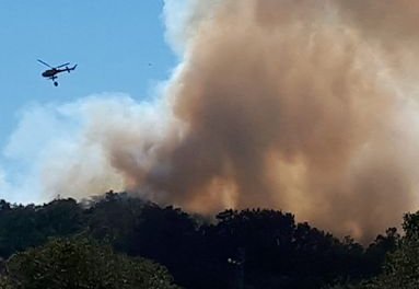Estabilizado el incendio forestal declarado en Madrigal de la Vera