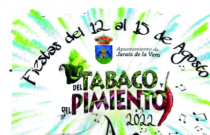 Jaraíz de la Vera vivirá sus Fiestas del Tabaco y el Pimiento del 11 al 15 de agosto