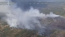 Así capta “el halcón” del Infoex el incendio forestal desatado en Sierra de Gata