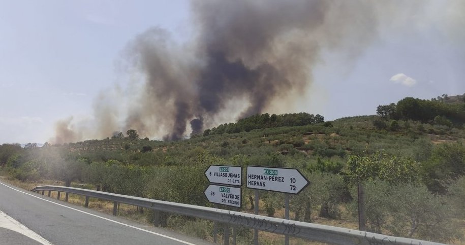 Los planes periurbanos de prevención de incendios en Hurdes y Gata tendrán una inversión de 4,5 millones de euros