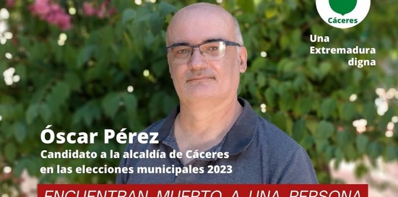 Critican las políticas sociales del consistorio de Cáceres tras la muerte de un indigente en un solar