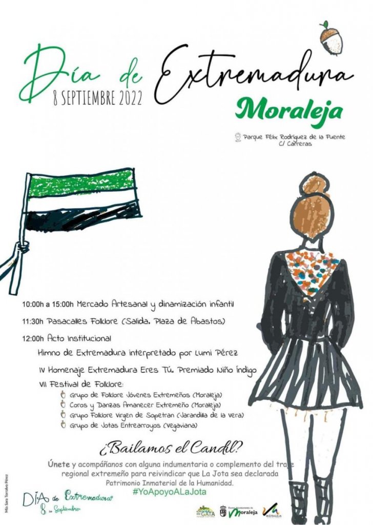 Cartel Día de Extremadura Moraleja 2022