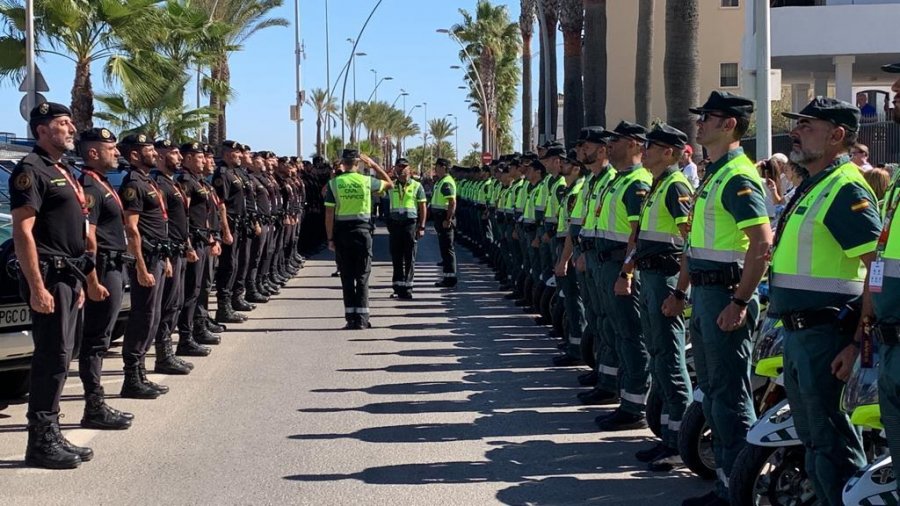Más de 100 guardias civiles velarán por la seguridad de la Vuelta a España a su paso por Extremadura