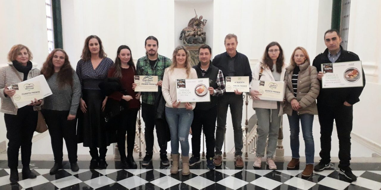 Quereles, Taberna El Rincón y Sabor a Cáceres ganan la VII Ruta de la Tapa Sin Gluten