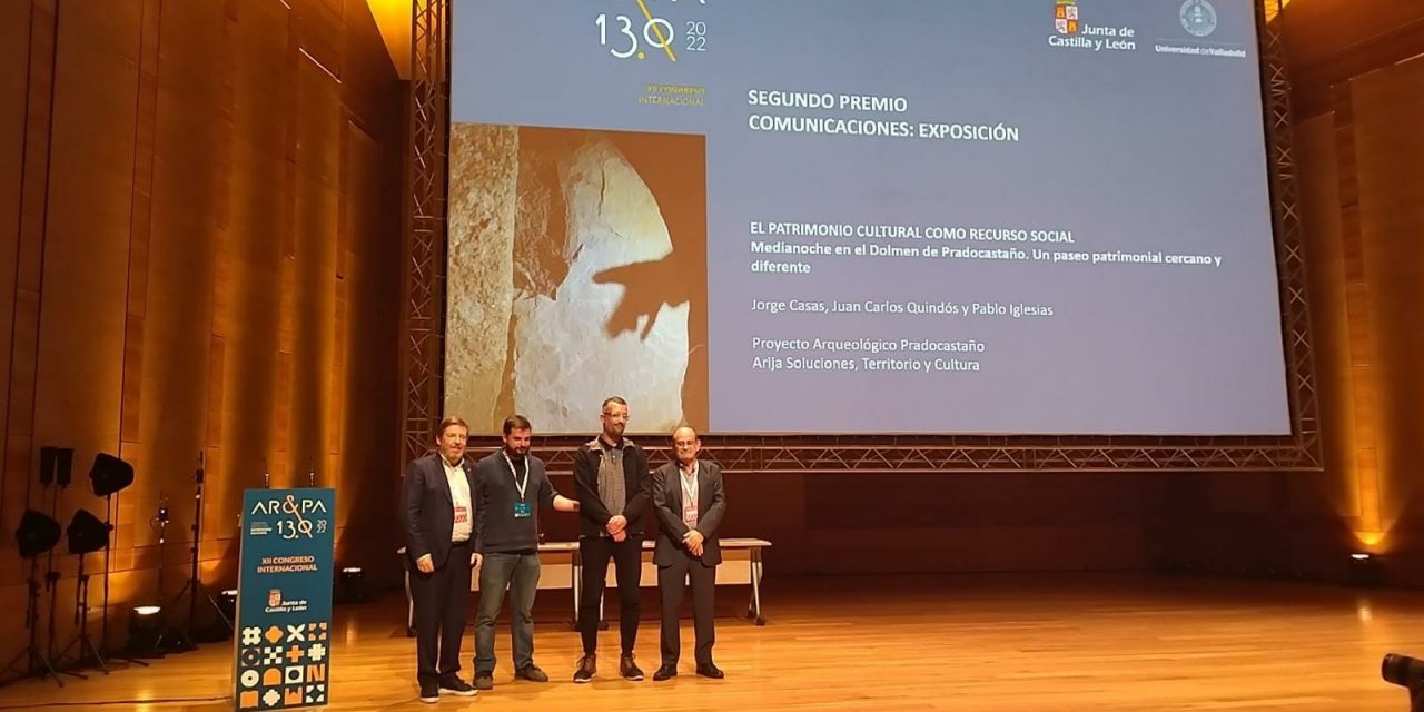El proyecto arqueológico Pradocastaño de Sierra de Gata recibe en Valladolid un premio nacional