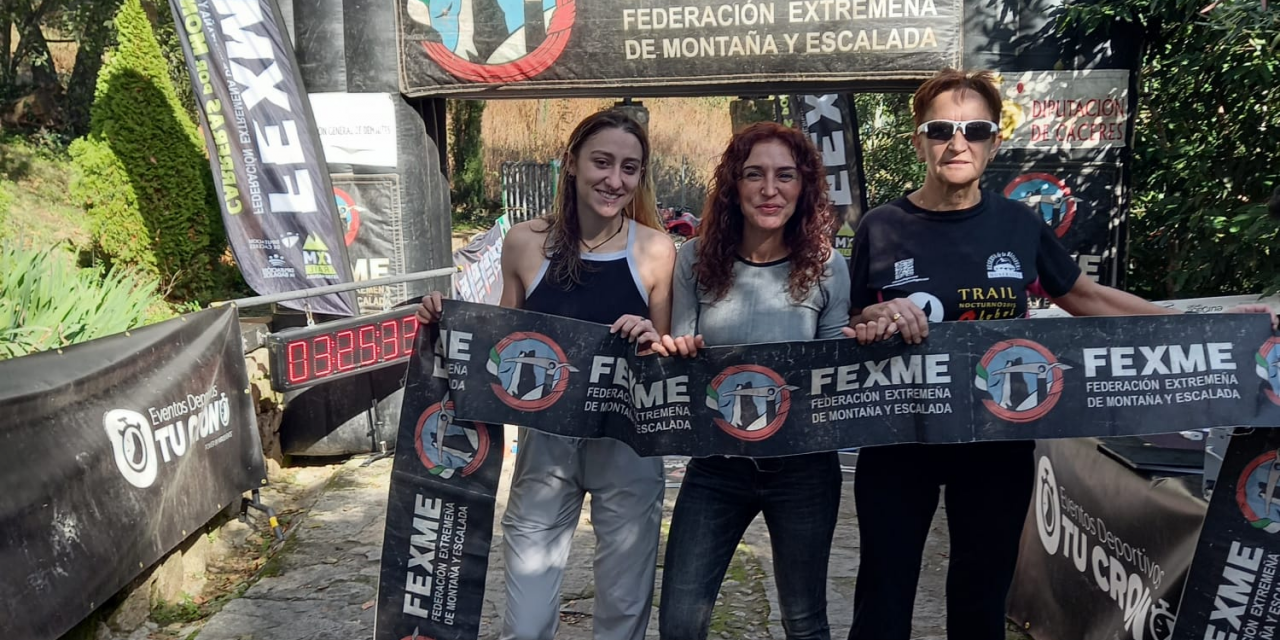 Álvaro García y Eva Sayago ganan el Kilómetro Vertical de Losar de la Vera