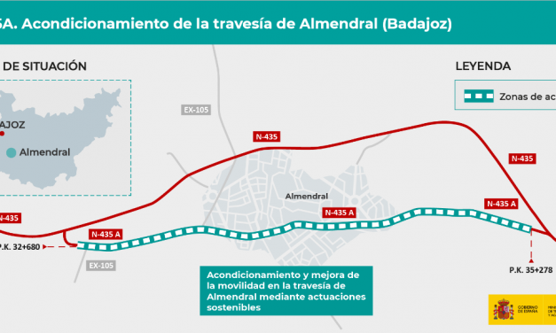 Aprobado el proyecto de trazado para mejorar la movilidad de la travesía de Almendral