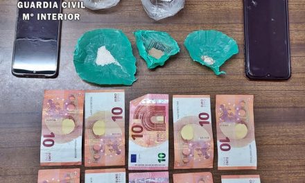 Detenidas dos personas tras desmantelar un punto de venta de drogas en Llerena