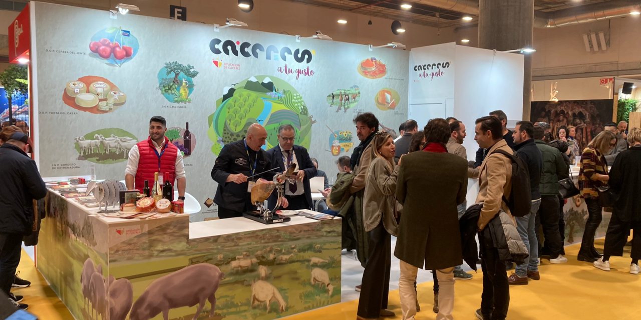 Los productos de calidad de la provincia de Cáceres se codean con los grandes en Madrid Fusión
