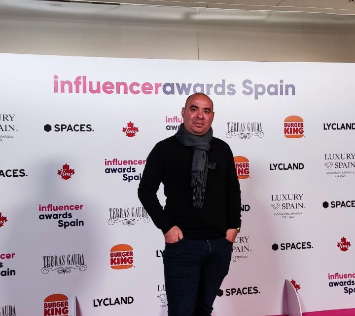 El cocinero extremeño David Gibello queda tercero en los premios Influencers Awards España
