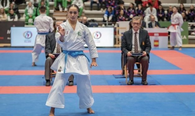 La karateca almendralejense Paola García busca si tercer titulo europeo en el Campeonato Europeo de Chipre