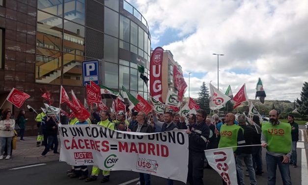Los trabajadores cacereños de Canal de Isabel II se manifestarán en Madrid para pedir un «convenio digno»