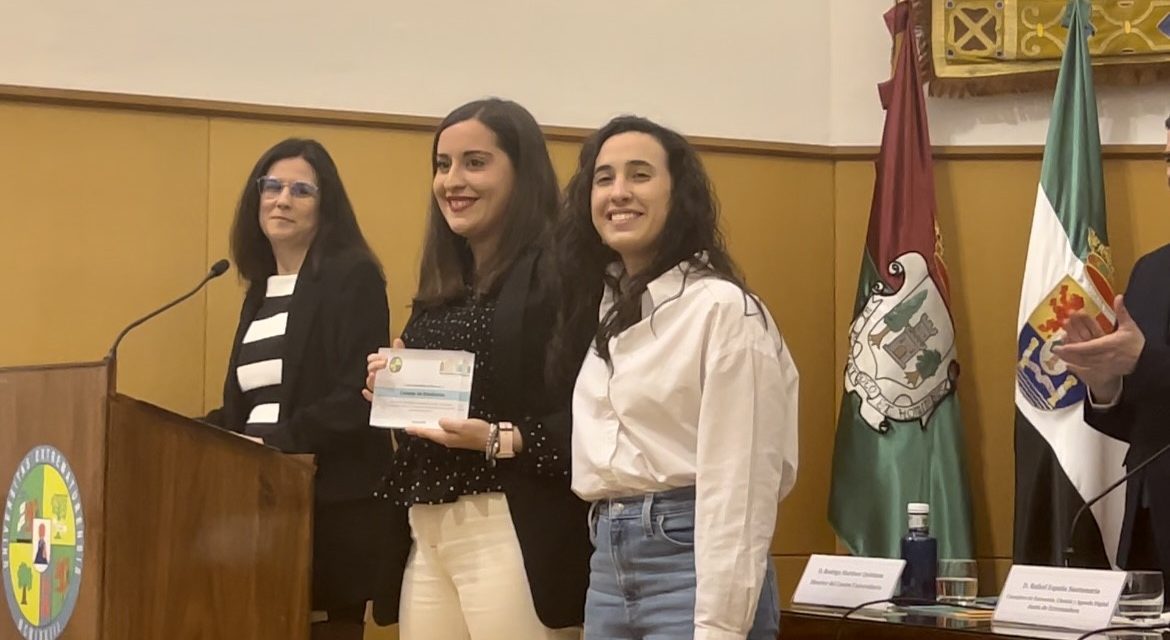 Álvaro Rodríguez, Susana Herrero y Miriam Niño tienen los mejores expedientes del Centro Universitario de Plasencia