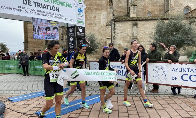 Deportistas del club Capex Extremadura arrasan en el IV Duatlón Sprint Diego Paredes