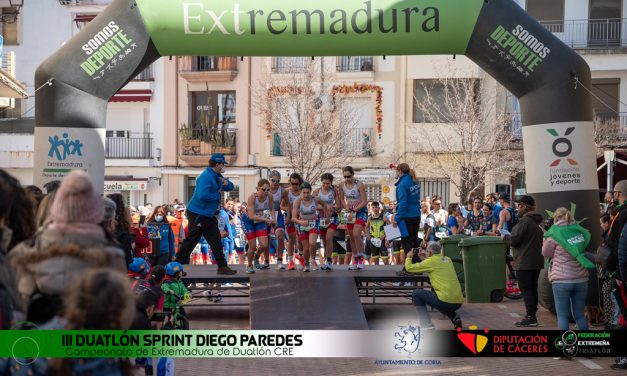 Un total de 32 equipos se dará cita en Coria para competir en el IV Duatlón Sprint Diego Paredes