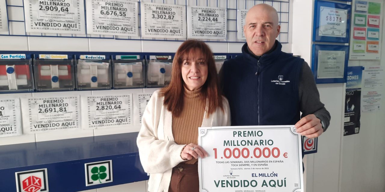El boleto del millón de euros de Moraleja se ha vendido esta semana y puede tenerlo un vecino del municipio
