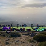 La pista de despegue de vuelo libre Pico Pitolero acoge el Campeonato de España de Parapente de Precisión