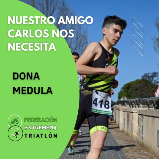 Piden ayuda para encontrar un donante de médula para el joven deportista Carlos Gaitán
