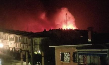 Un incendio en Pinofranqueado obliga a evacuar a los vecinos de Robledo
