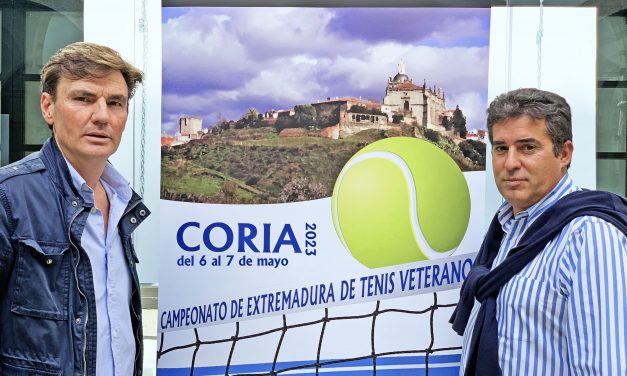 Tenistas mayores de 35 años se disputarán en Coria el Campeonato de Extremadura de Tenis