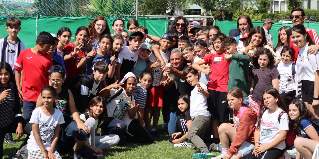 Más de 300 alumnos de primaria participan en Alange en la clausura del programa ‘Caza y Naturaleza’