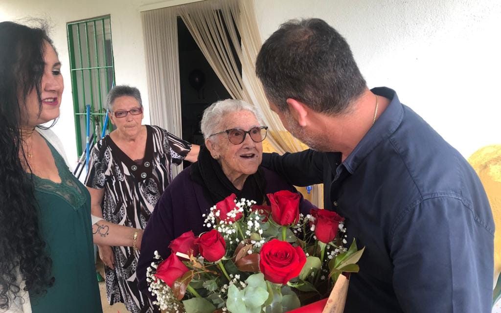 Epifanía, una de las abuelas de Moraleja, cumple 98 años con una gran vitalidad