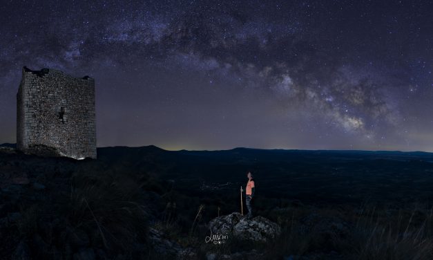 Así captó un fotógrafo extremeño la Vía Láctea desde un rincón de Sierra de Gata