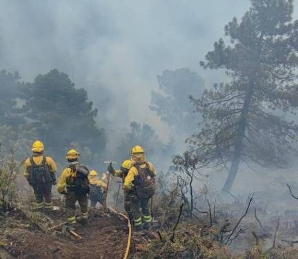 El incendio forestal sigue en nivel 2 y se salta el perímetro en la alquería hurdana de Ovejuela
