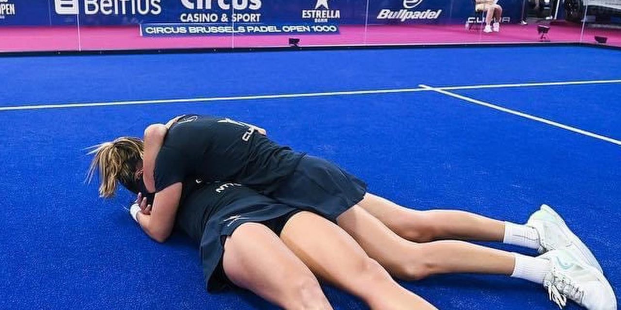 La extremeña Paula Josemaría y Ari Sánchez arrasan en el Bruselas Open 2023 de pádel