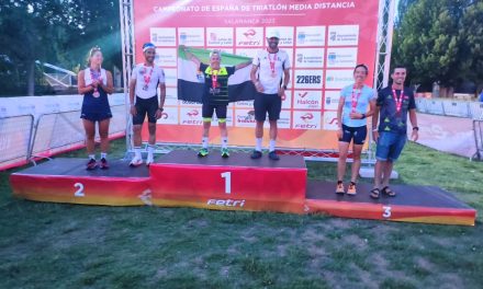La triatleta extremeña Nieves Gemio se proclama campeona de España de Media Distancia