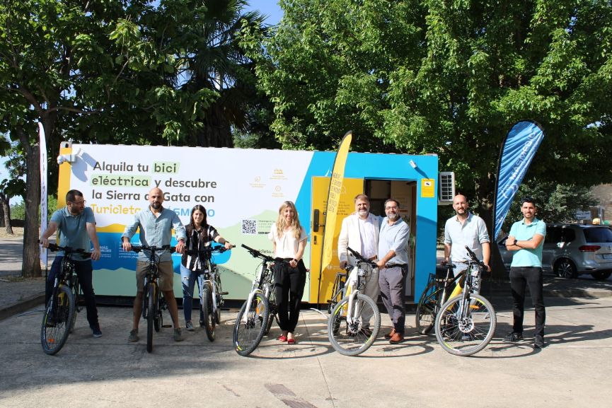 Sierra de Gata promueve un recorrido a bicicleta a motor este verano