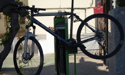Villanueva dispone de una estación de mantenimiento de bicicletas en el Camino Natural del Guadiana