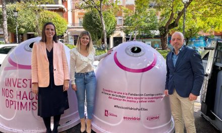 Cáceres se suma a la campaña solidaria ‘Recicla Vidrio Por Ellas’ contra el cáncer de mama