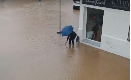 Varias localidades cacereñas se convierten este jueves en las más lluviosas de España